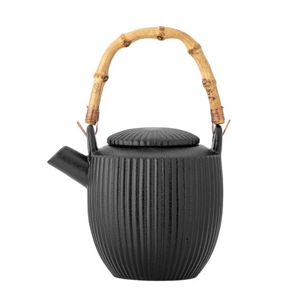 Melna akmensmasas tējkanna 850 ml Neri – Bloomingville