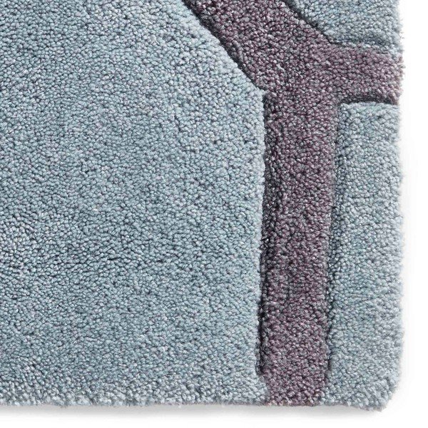 Zili pelēks paklājs Think Rugs Tile, 120 x 170 cm-image-4
