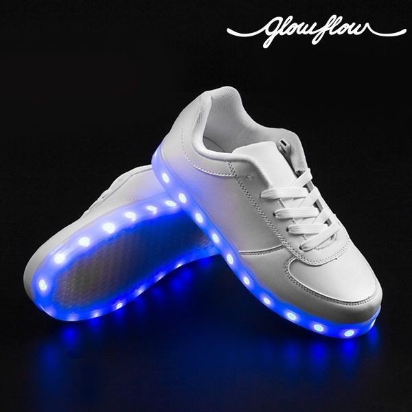 Balti LED InnovaGoods GlowFlow apavi, 40. izmērs-image-3