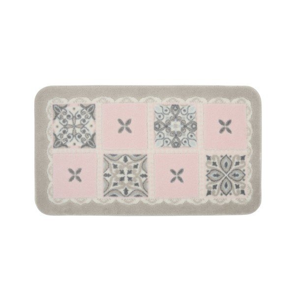 2 vannas istabas paklājiņu komplekts Confetti Vannas istabas paklājiņi Ceramic Pink-image-1