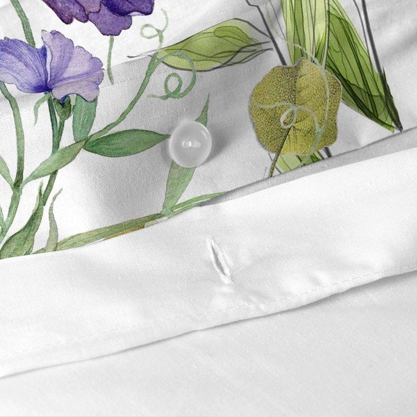 Kokvilnas segas pārvalks Happy Friday The Florist, 200 x 200 cm-image-3