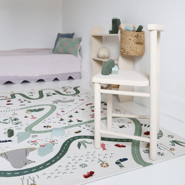 Krēmkrāsas bērnu rotaļu paklājs 123x180 cm Garden Life – Nattiot-image-2