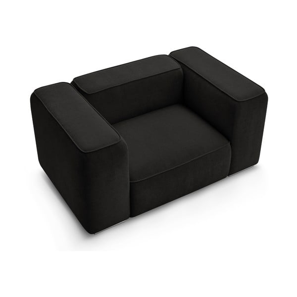 Melns atpūtas krēsls Zephyr – Bobochic Paris-image-4