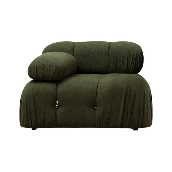 Tumši zaļš modulārais dīvāns (ar kreiso stūri) Bubble – Artie