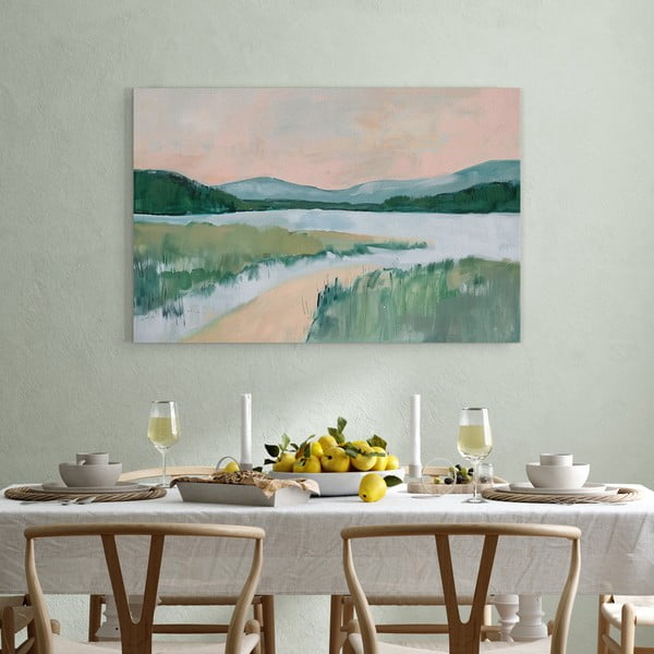 Glezna 70x100 cm Gouache Lake – Styler-image-1