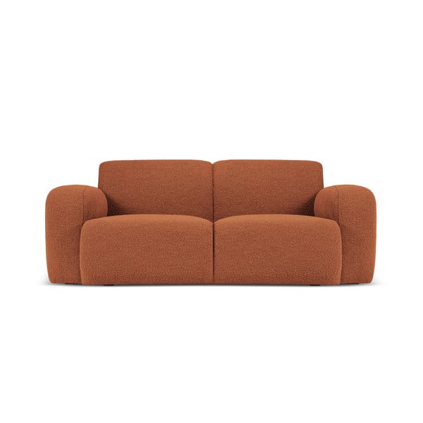 Brūns dīvāns no buklē auduma 170 cm Molino – Micadoni Home