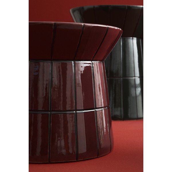 Bordo keramikas apaļš žurnālgaldiņš ø 37,5 cm Abbes – Bizzotto-image-3