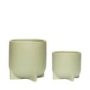 Keramikas ar rokām radīti puķu poda apvalki (2 gab.) ø 19 cm Split – Hübsch