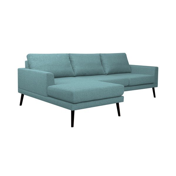 Zils stūra dīvāns Windsor & Co Sofas Rigel, kreisais stūris-image-1