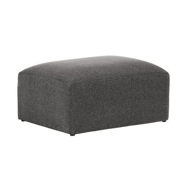 Tumši pelēks kāju soliņš Kave Home Blok-image-2