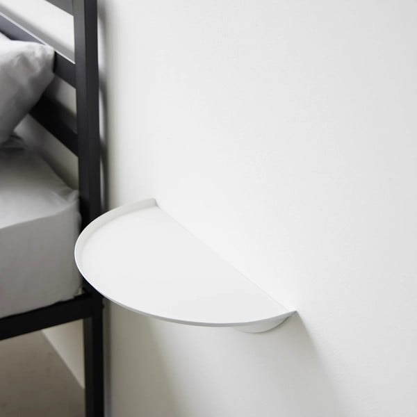 Balts metāla sienas plaukts 40 cm Tower – YAMAZAKI-image-2