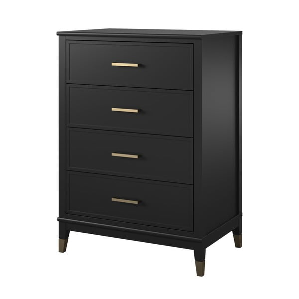 Melna kumode CosmoLiving by Cosmopolitan Westerleigh, 75 x 106 cm-image-2