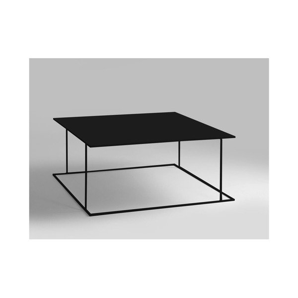 Melns kafijas galdiņš Custom Form Walt, 100 x 100 cm-image-1