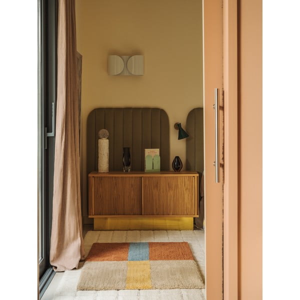 Ar rokām darināts vilnas paklājs 80x140 cm Chroma Cinnamon – Lorena Canals-image-1