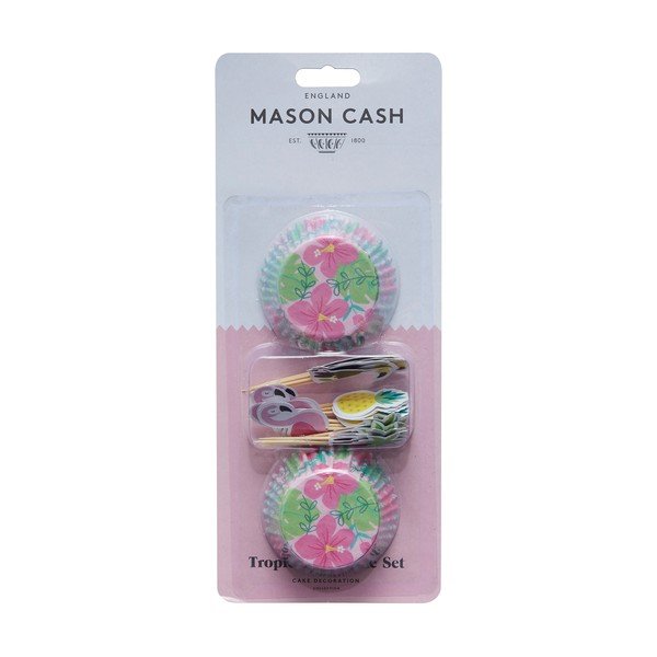 Papīra cupcake cups un cupcake lineru komplekts Mason Cash Tropical-image-1