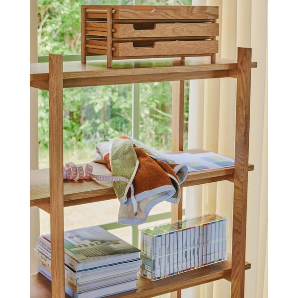 Brūns frotē kokvilnas dvielis 70x140 cm Block – Hübsch-image-4