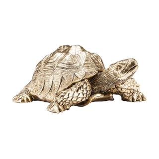 Dekoratīva figūriņa zelta krāsā Kare Design Turtle