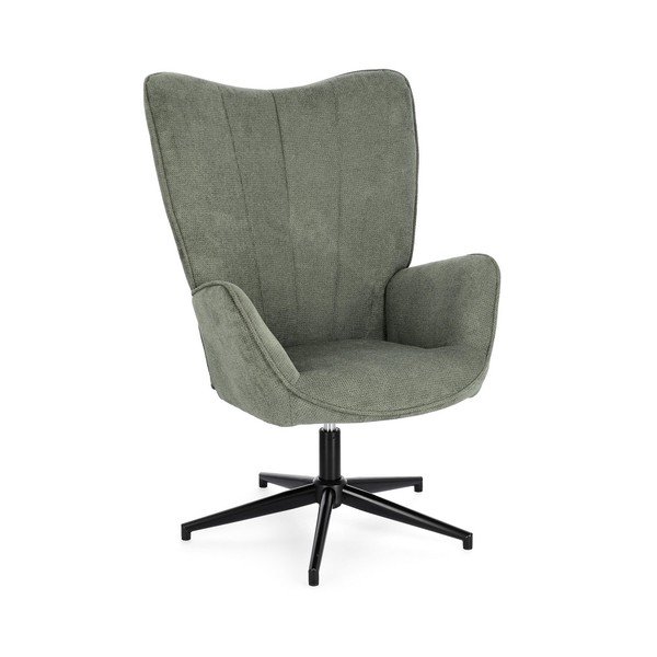 Zaļš grozāms atpūtas krēsls Inas – Bizzotto