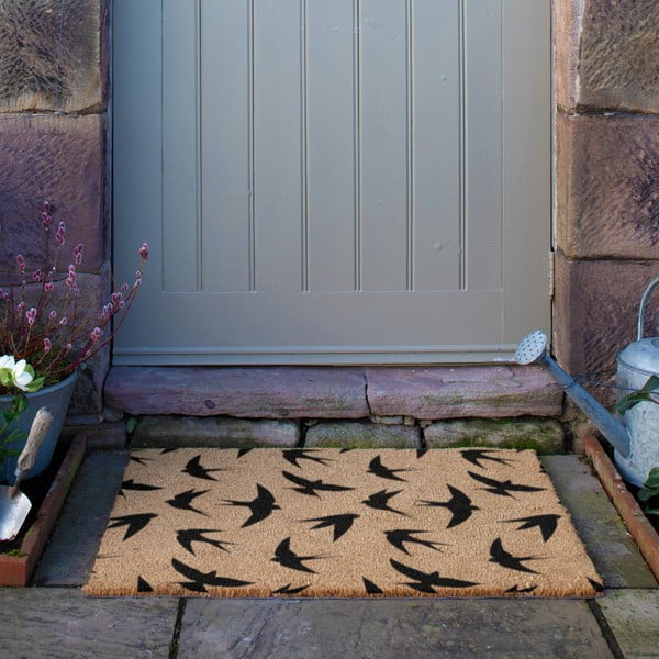 Kokosšķiedras kājslauķis 40x60 cm Swallows – Artsy Doormats-image-3