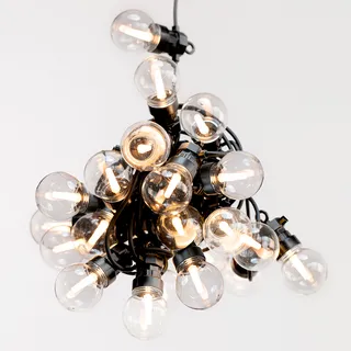 LED gaismiņu virtene DecoKing Basic Bulb, 10 gaismiņas, garums 8 m