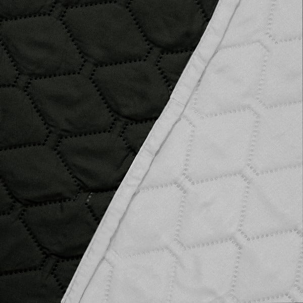 Melns un pelēks divpusējs mikrošķiedras pārklājs DecoKing Axel, 220 x 240 cm-image-3