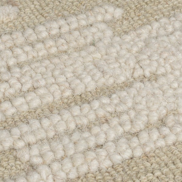 Bēšs ar rokām darināts vilnas paklājs 200x290 cm Dion Ikat – Flair Rugs-image-2