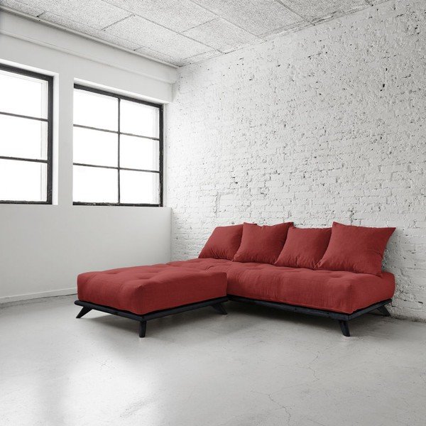 Senza kāju paliktnis Black/Passion Red-image-2
