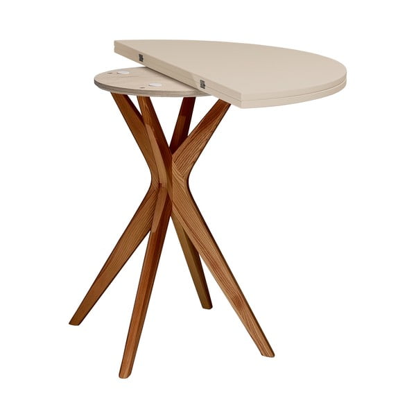 Apaļš izvelkams ēdamgalds 45x90 cm Jubi – Ragaba-image-3