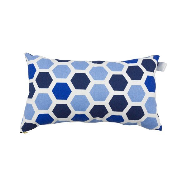 2 spilvenu komplekts ar pildījumu Karup Deco Cushion Ocean Geometry/Navy, 45 x 25 cm-image-1