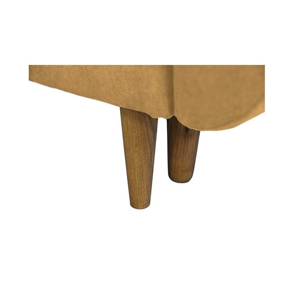 Dzeltens dīvāns ar gaišām kājām Mazzini Sofas Rose-image-1