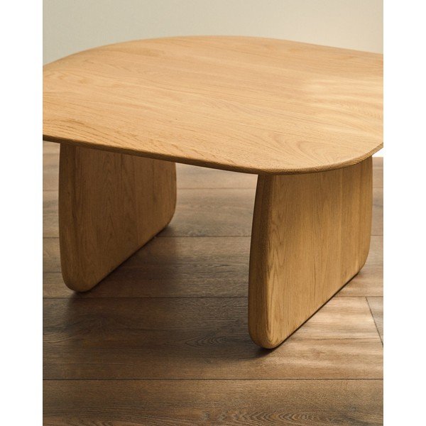 Ozola masīvkoka sānu galdiņš 70x71 cm Pirita – Kave Home-image-3