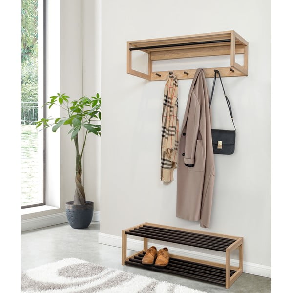 Sienas plaukts no masīvkoka Woodman Slussen Puro-image-4