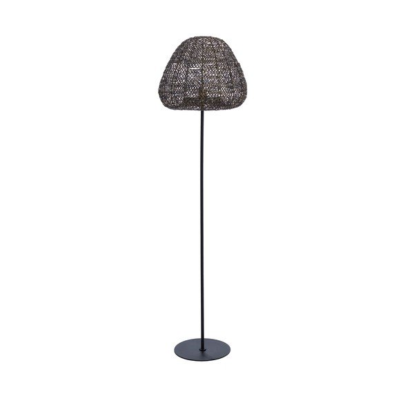 Matēti melna/bronzas krāsas stāvlampa ar metāla abažūru (augstums 162 cm) Finou – Light & Living-image-3
