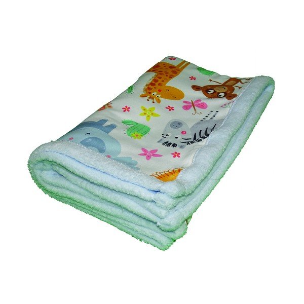 Gaiši zila bērnu sega 80x100 cm – OYO kids-image-2