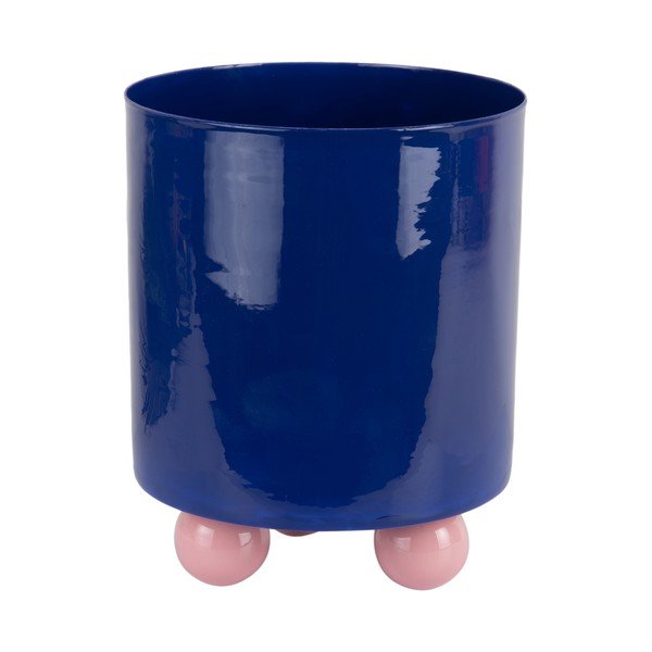 Metāla ar rokām radīts puķu poda apvalks ø 20 cm Double Funky – PT LIVING