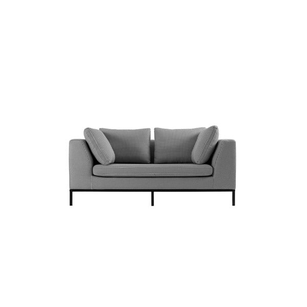 Melnbalts divvietīgs dīvāns Custom Form Ambient