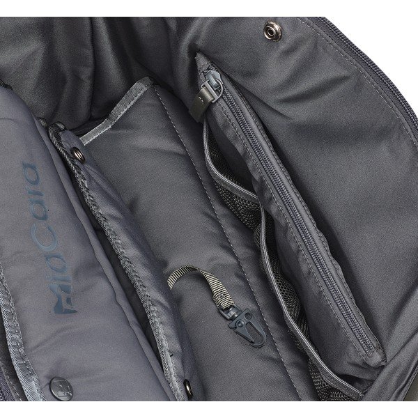 Tumši pelēka pārvadāšanas soma suņiem 22x40 cm Sporta Asphalt S – MiaCara-image-3