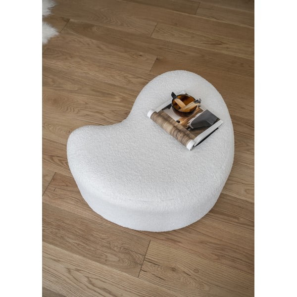 Balts pufs no buklē auduma Miuf – Miuform-image-3