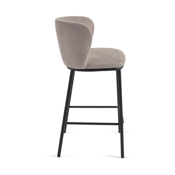 Gaiši brūns bāra krēsls (sēdekļa augstums 65 cm) Ciselia – Kave Home-image-2
