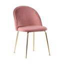 2 rozā ēdamistabas krēslu komplekts House Nordic Geneve