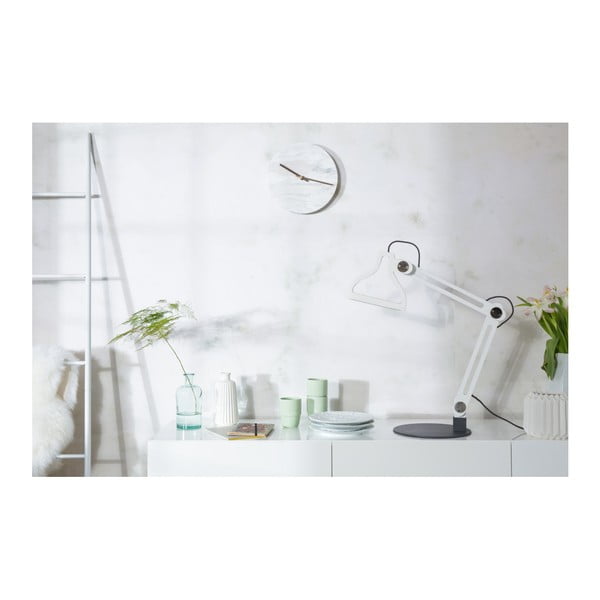 Balts marmora sienas pulkstenis Zuiver-image-1