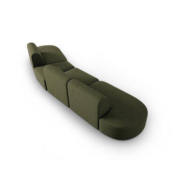 Zaļš dīvāns 412 cm Shane – Micadoni Home-image-3