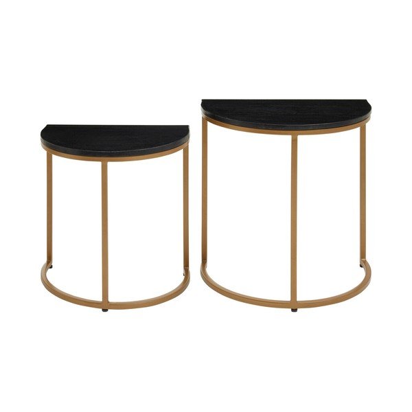 Sānu galdiņi (2 gab.) ar marmora virsmu 28x45 cm Varana – Premier Housewares
