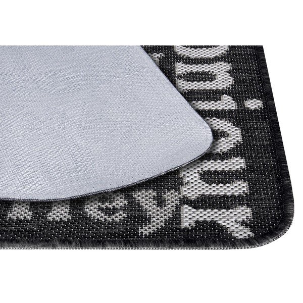 Antracīta pelēks durvju paklājs Hanse Home Weave Bonjour, 50 x 80 cm-image-2