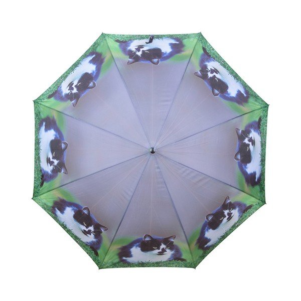 Tumši zils lietussargs ar kaķiem Esschert Design, ⌀ 120 cm-image-1