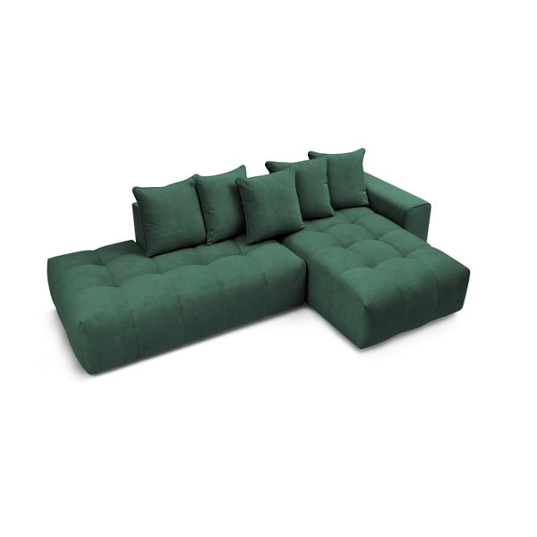 Zaļš stūra dīvāns (labais stūris) Mont–Blanc – Bobochic Paris-image-4