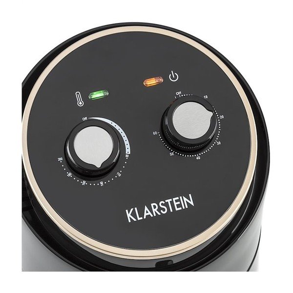Melns karstā gaisa friteris Klarstein Wel Air Fryer-image-1