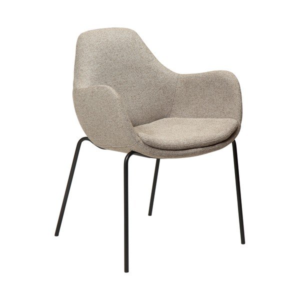 Bēšs atpūtas krēsls no buklē auduma Zimmer – DAN-FORM Denmark