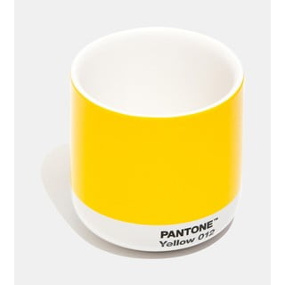 Dzeltena keramikas termokrūze Pantone Cortado, 175 ml