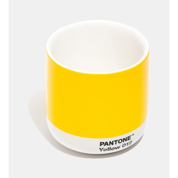 Dzeltena keramikas krūze 175 ml Cortado Yellow 012 – Pantone